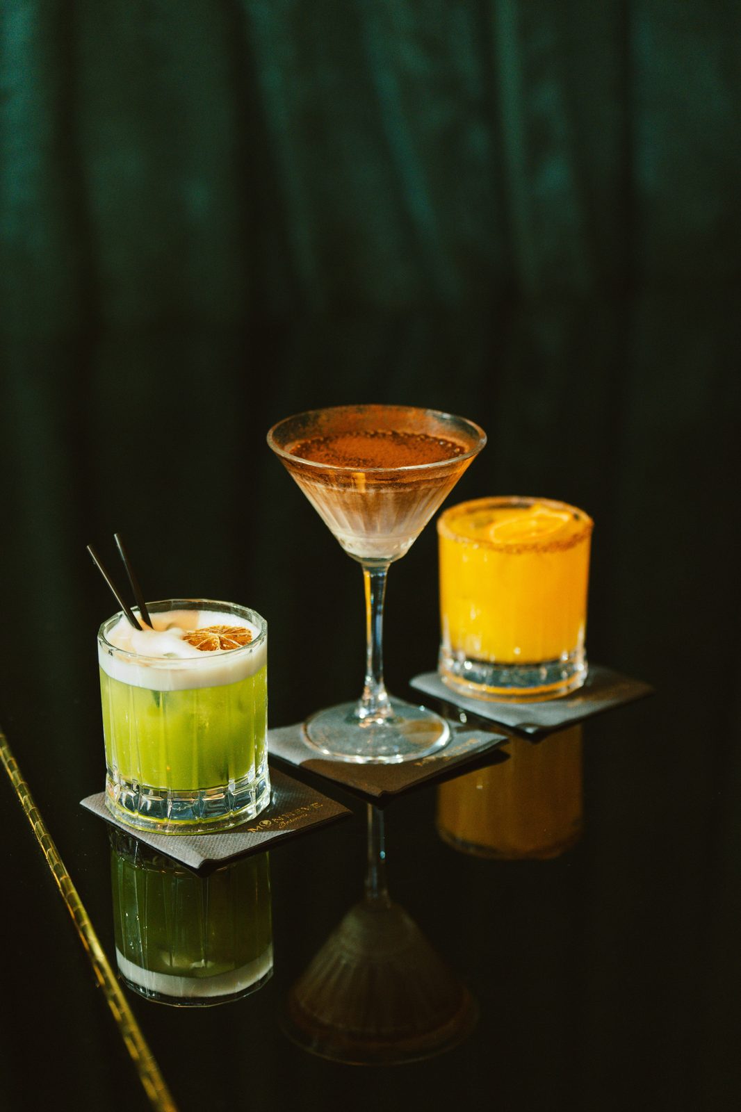 Cocktails served at Bottega Bar